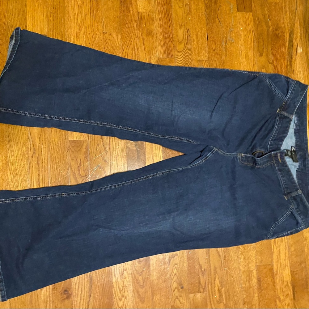 Lane Bryant Dark Blue Flare Jeans